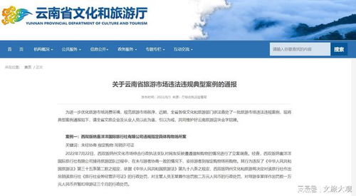 西雙版納旺景旅行社被罰 旅游業務強制購物再引關注